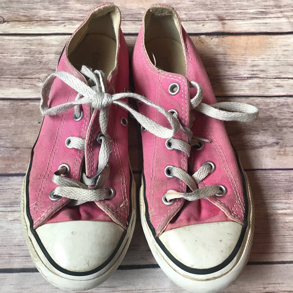 Girls’ Pink Converse Sneakers